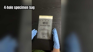 Monsterzak met 4 gaten zonder absorberend zakje