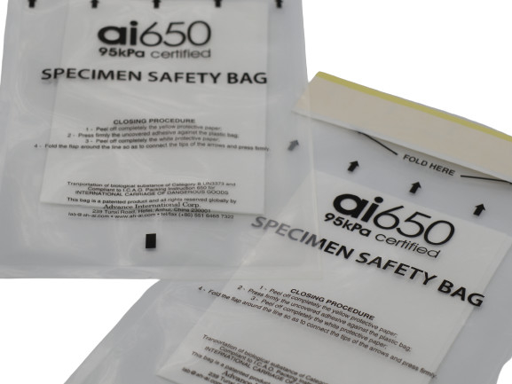 De Zakpe van douanebiohazard de Medische Resealable Waterdichte Zak van het Ritssluitingsspecimen voor Laboratorium
