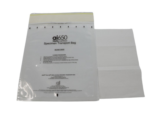 Gamma-straling gesteriliseerd 95 kPa Proefdrager zak Temperatuurbereik -20°C tot 50°C