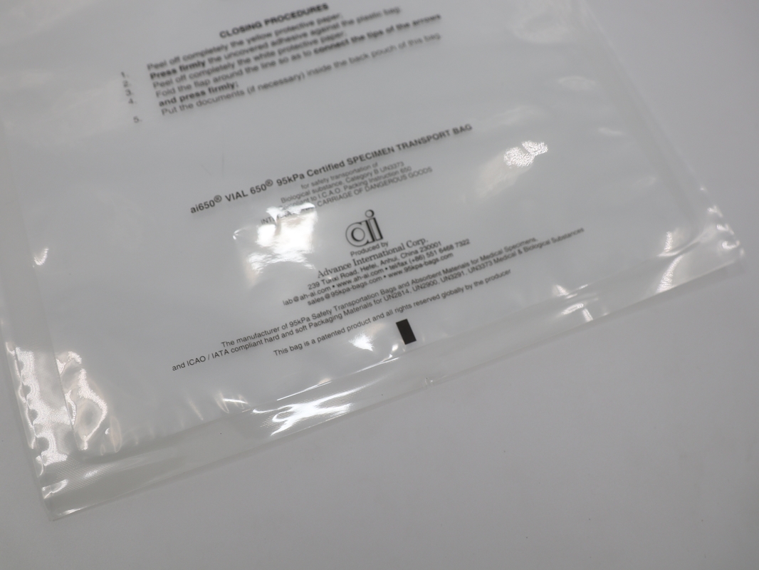 Plastic 95 KPa 6 x 6 inch 240 ml absorberende zakken en absorberende pads Wit kleur