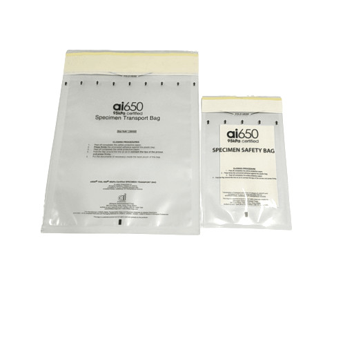 AIC Zelffabriek Productie Plastic Zipper Bag Ziplock Biohazard Afneembare Proefstuk Transportzakjes Pill Pouch