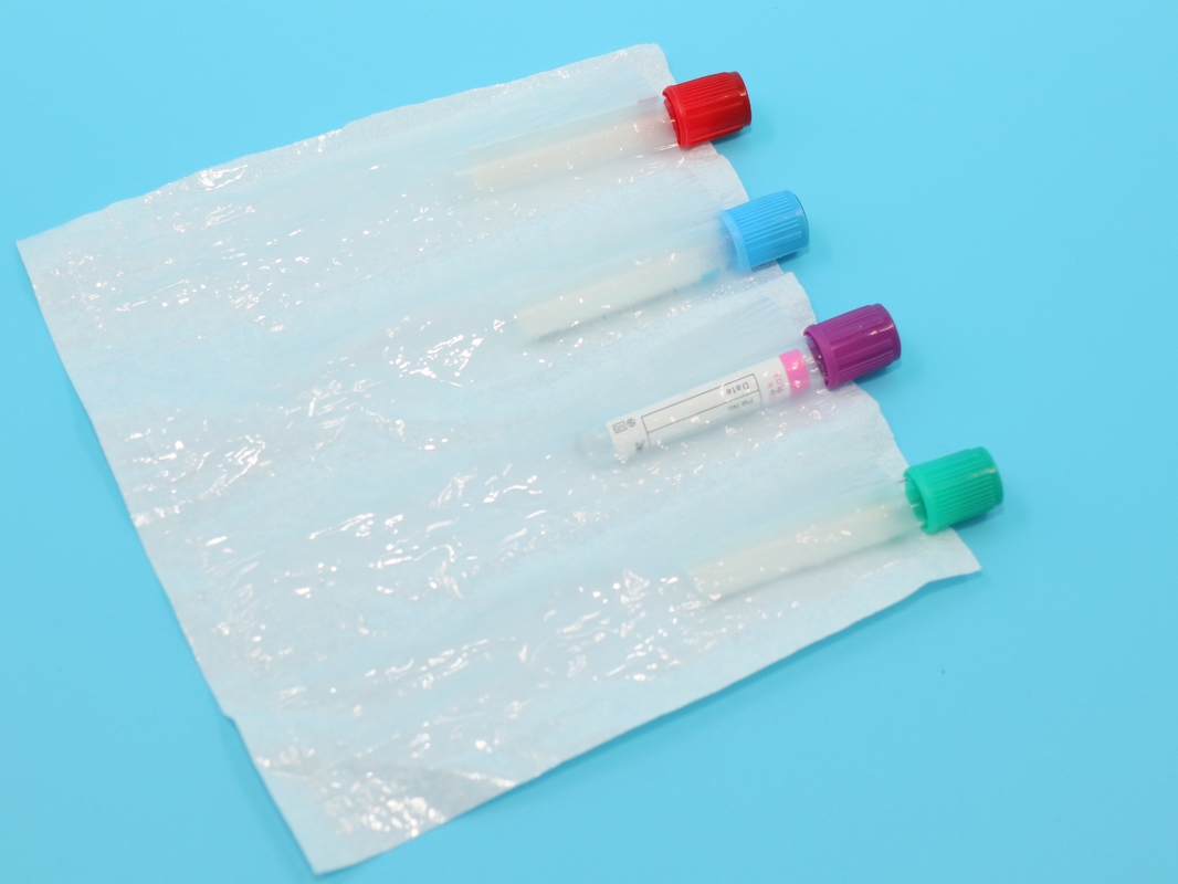 95 kPa Tourniquet Serum Buizen Bloedopvang 4-Slot Absorberende zakmouwen 2400pcs/Pack Voor chemische