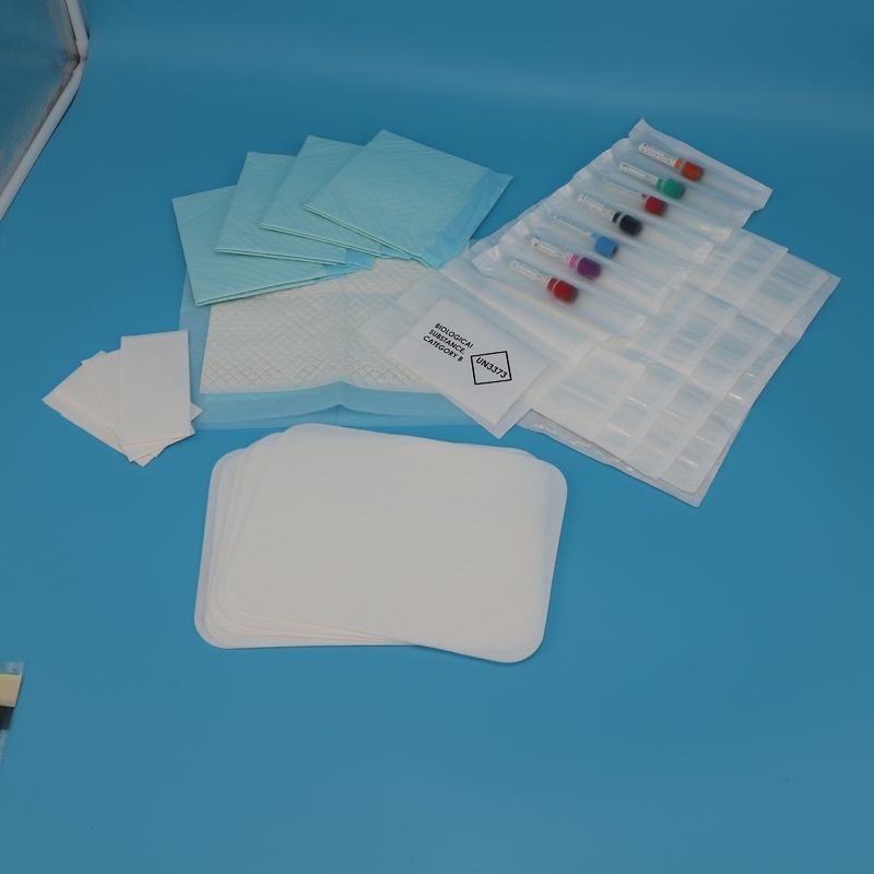 4 Slot Absorberend zakmantel voor UN 2814 UN 2900 en UN 3373 Biogevaarlijke stoffen