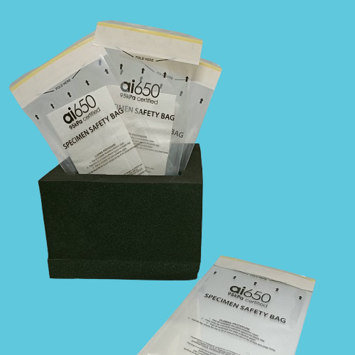 95kpa Medische kwaliteit LDPE Medische Probeerzak Veiligheid Afdichting Waterdicht Verpakking Zip Lock Geneesmiddelmonster Biogevaarlijk Pakket