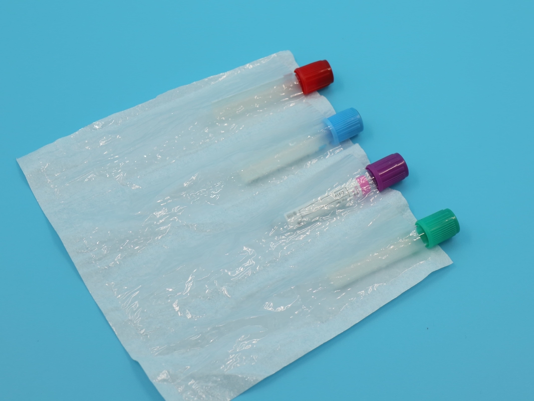 Medische absorberende pads voor het transport van bloedmonsters Biogevaarlijke zakken Laboratoriale monsterbuizen