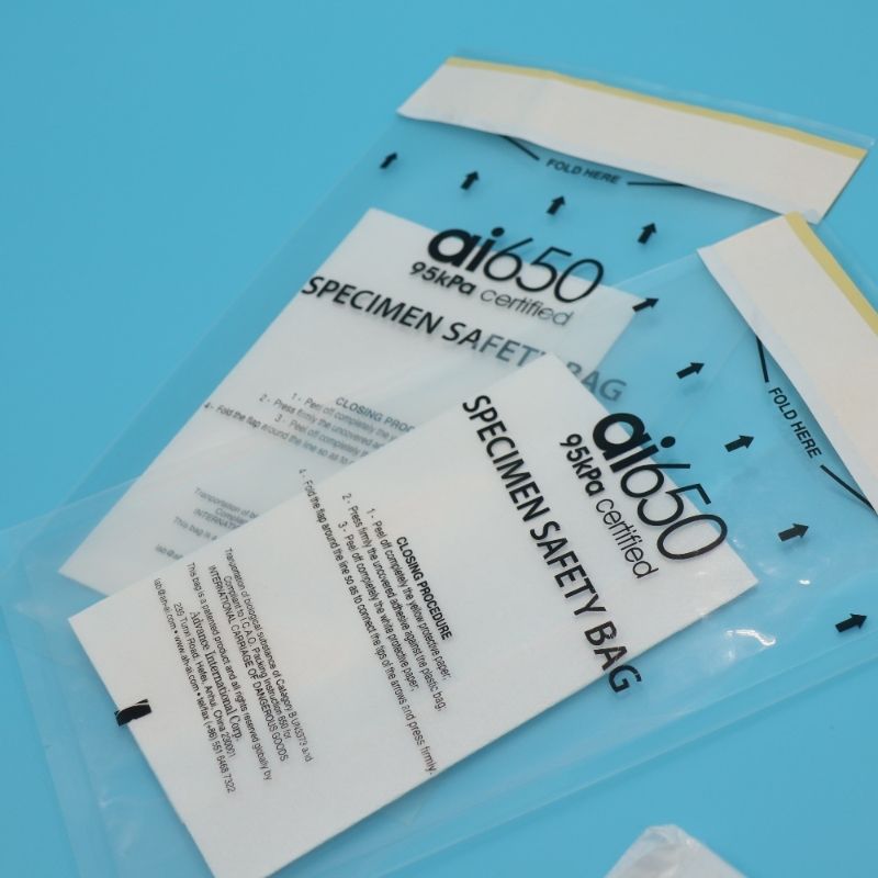 AIC Monsterzakken Medische Kwaliteit AI 650 Model Voor Veilig Laboratorium Monster Transportzak