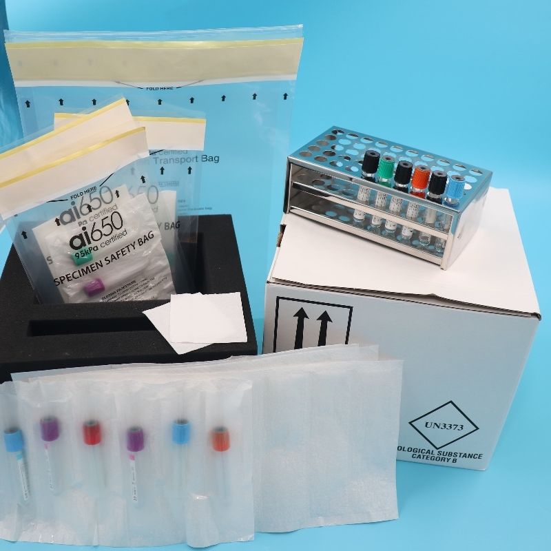 AIC-laboratoriummonstersportzakken 95 KPa beveiligde monstersakken voor veilige behandeling van biologisch gevaarlijk materiaal