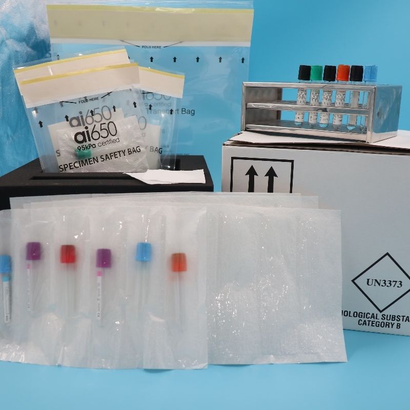 Lekkagevrije Biohazard Ritssluitingszakken voor Medische Monsters voor Bloedmonsters, Urineverzameling en Laboratoriumgebruik