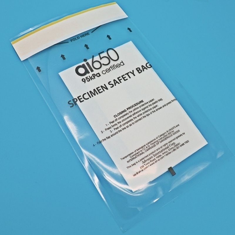 Voor het vervoeren van bloedmonsters