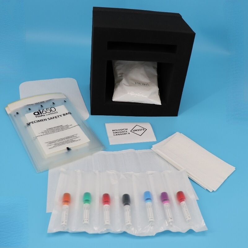 Transportzak voor medische monsters - 7 slot-absorberende zak voor veilige en georganiseerde monsterbehandeling