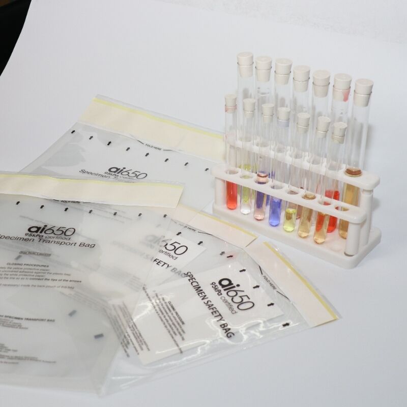 95kPa specimenzak biohazard verpakkingszak voor UN3373 specimen transport & gevaarlijke goederen