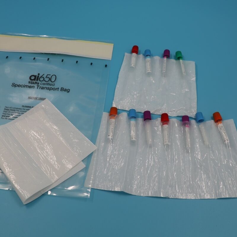 95kPa Specimen Verzendingstas 7x12 inch Bloedmonster & Laboratorium Specimen Transporttas